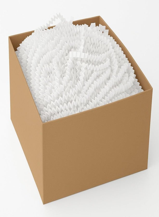 JPPL Crinkle Shredded Paper 500gm for Gift Wrapping, Basket & Hamper Filling | Eco-Friendly Kraft Confetti Filler for DIY, Return Gifts, Boxes & Crafts | White | - Image 3